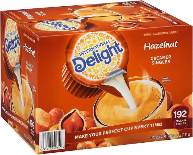 Alt view image 4 of 4 - International Delight Hazelnut Coffee Creamer Singles - 192 ct.