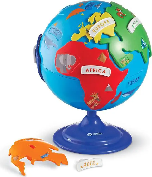 Alt view image 2 of 12 - LEARNING RESOURCES PUZZLE GLOBE