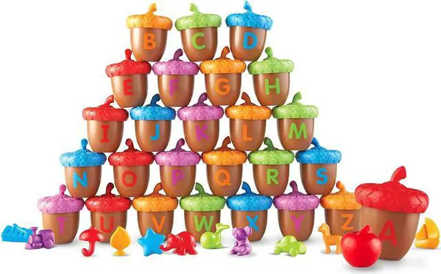 Main image of Learning Resources Learning Essentials Alphabet Acorns Activity Set