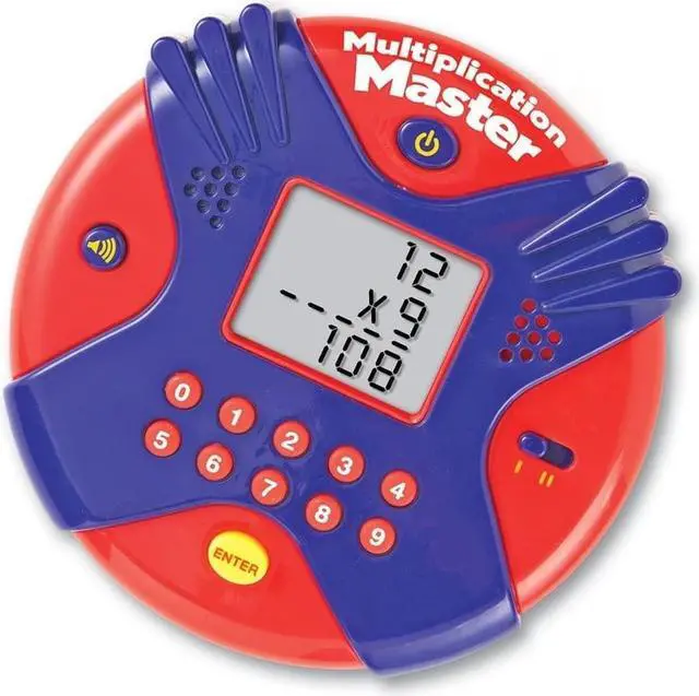 Alt view image 13 of 20 - Learning Resources Multiplication Master Electronic Flash Card Game
