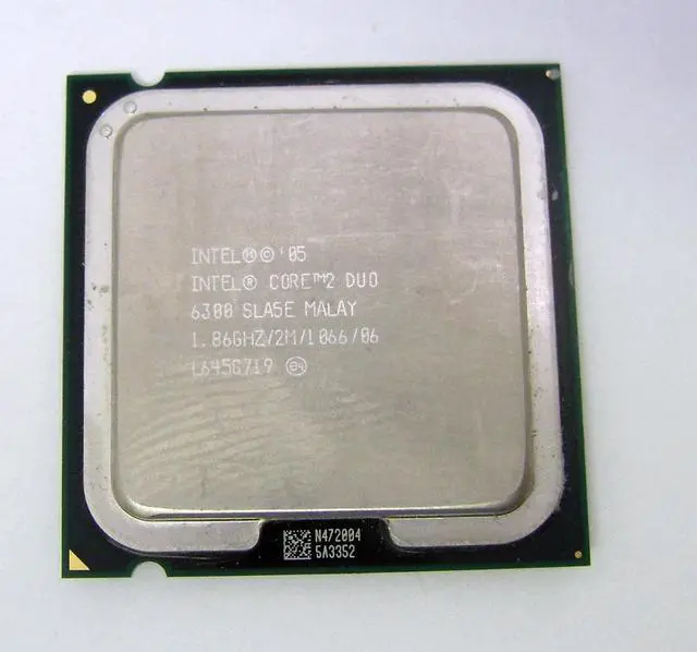 Alt view image 4 of 4 - Intel Sla5e Core 2 Duo E6300 Dualcore 1.86Ghz 2Mb L2 Cache 1066Mhz Fsb Socket Lga775 65Nm Processor Only