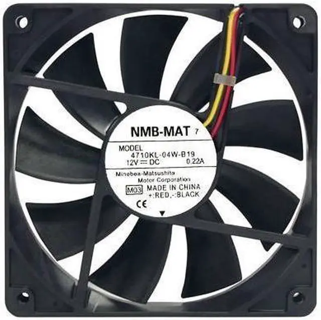 Main image of Nmb 4710Nl-04W-B19 Fan 12Vdc .16A 3-Wire