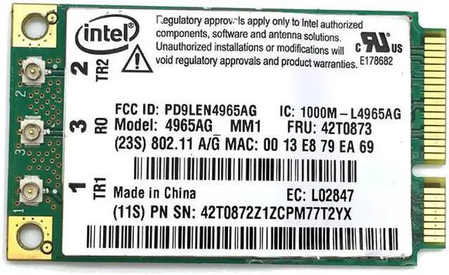 Main image of Lenovo ThinkPad X60 Wireless Card