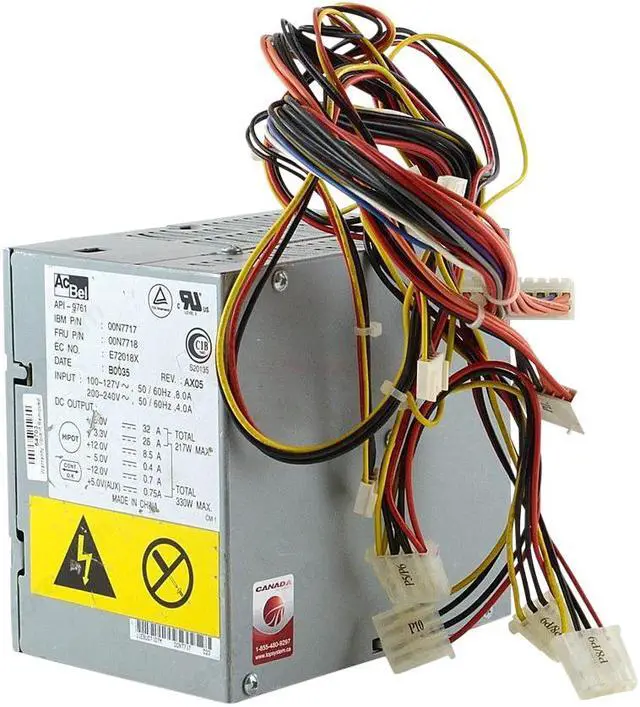 Main image of IBM 00N7717 Power Supply 330W