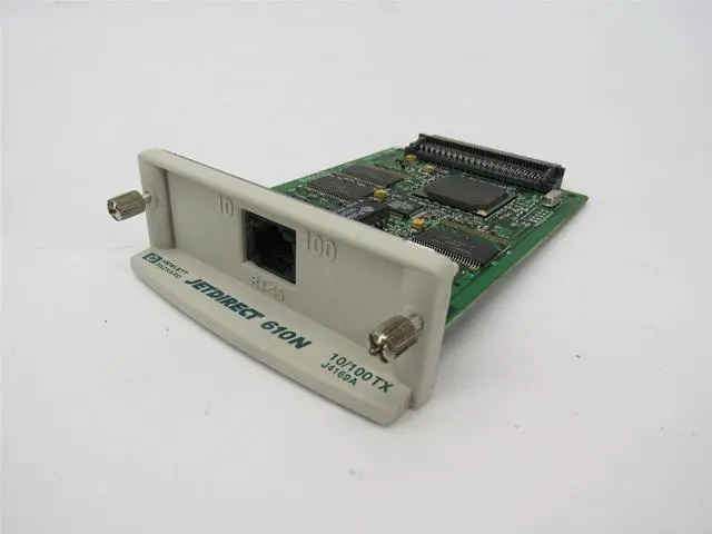 Alt view image 2 of 4 - HP J4169-60023 Jetdirect 10 By 100Bt 610N Card