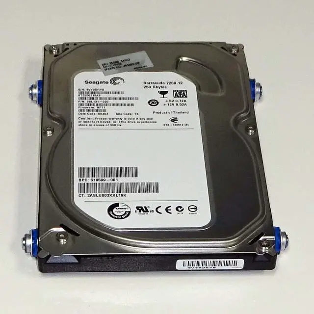 Alt view image 2 of 2 - 250GB SATA Hard Disk Drive (HDD)