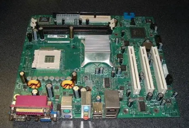 Alt view image 3 of 3 - Dell Wf887 System Board With Audio Video Nic For Dimension 1100