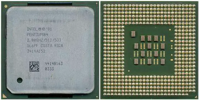 Alt view image 5 of 5 - INTEL Sl6Pf Pentium 4 2.8Ghz 512Kb L2 Cache 533Mhz Fsb Socket478 Processor Only