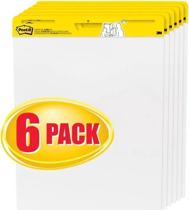 Alt view image 4 of 20 - 3M 559VAD6PK, 3M Post-it Self-Stick Easel Pads, MMM559VAD6PK, MMM 559VAD6PK