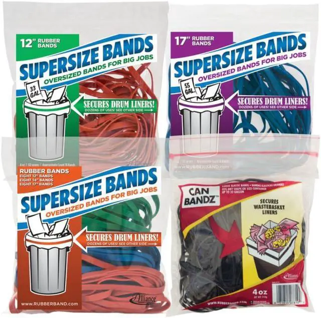 Alt view image 4 of 6 - Rubber Bands Supersize Alliance 17" 12/BG Blue 08995