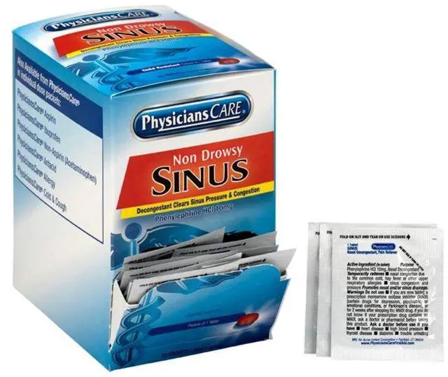 Alt view image 6 of 20 - PhysiciansCare First Aid,Sinus Tablet,Oe 90087