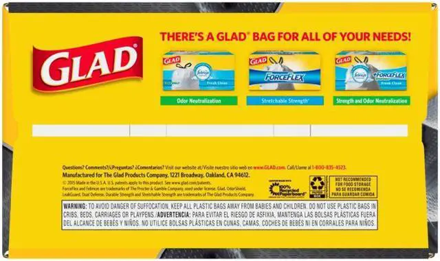 Alt view image 6 of 12 - Glad ForceFlex Trash Bag 70 EA/BX