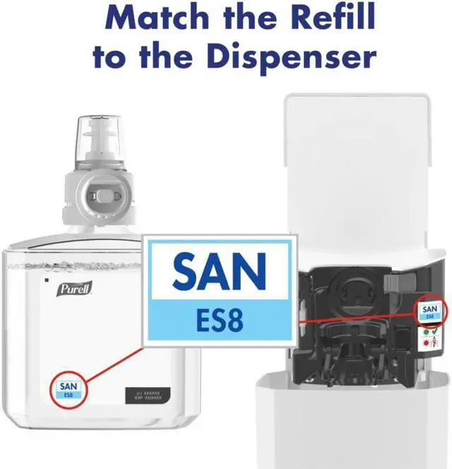 Alt view image 4 of 5 - Purell® Healthcare Advanced Unscented Foam Hand Sanitizer Refill, ES8, 40.58 Oz
