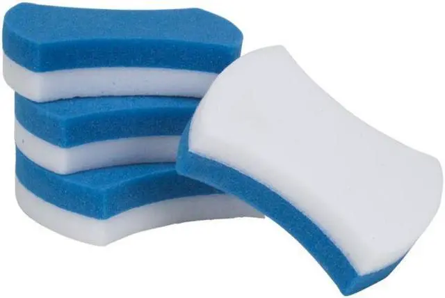 Alt view image 2 of 9 - 3M 4004CC Scotch-Brite Easy Erasing Pad 4004CC, 2.8 in x 4.5 in x 1.2 in, 4/Pack, 3 Pack/Case