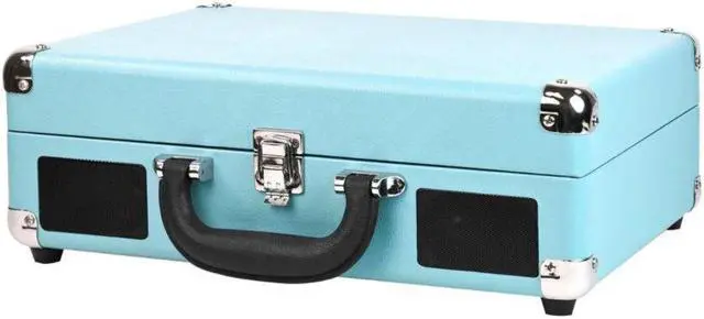 Alt view image 6 of 14 - INNOVATIVE TECHNOLOGY INN-VSC-550BT-TRQ BLUETOOTH SUITCASE TURNTABLE IN TURQUOIS