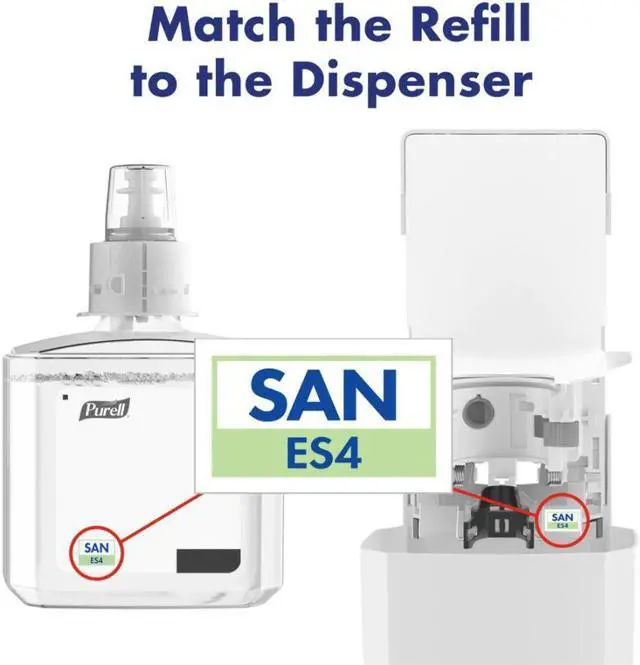 Alt view image 3 of 12 - Purell® Healthcare Advanced Unscented Foam Hand Sanitizer Refill, ES4, 40.58 Oz