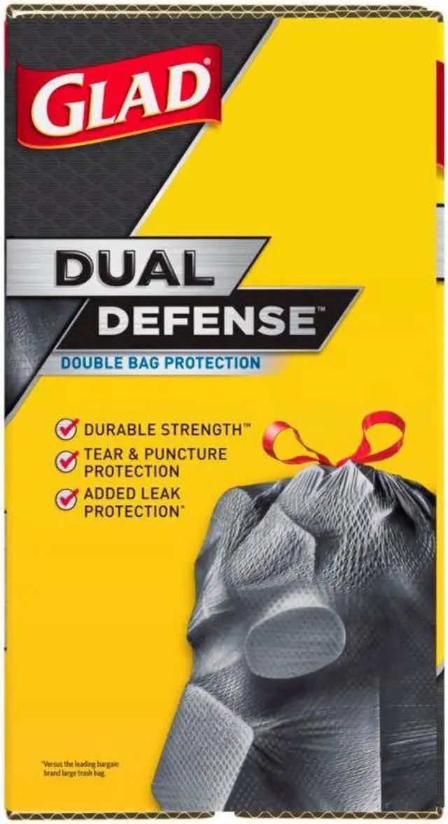 Alt view image 9 of 12 - Glad ForceFlex Trash Bag 70 EA/BX