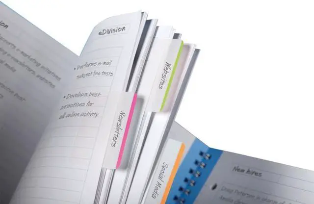 Alt view image 5 of 20 - Post-It Tabs Flag,Index Durable,Ast 686F1BB