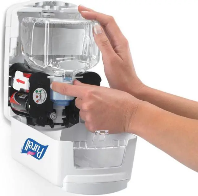 Alt view image 10 of 18 - PURELL LTX-7 Touch-Free Dispenser 700mL White 132004
