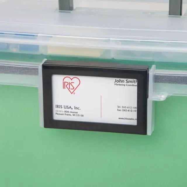 Alt view image 13 of 20 - IRIS USA, Inc Weather Tight Portable File Box 19Qt 11.5x10.4"x13.8" CL 110350