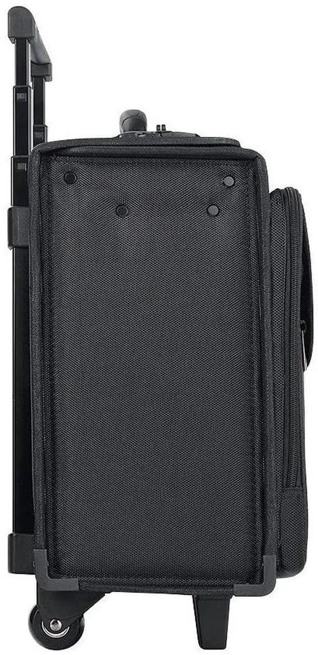 Alt view image 4 of 18 - Solo Classic Rolling Catalog Case 17.3" 18" x 7" x 14" Black B1514