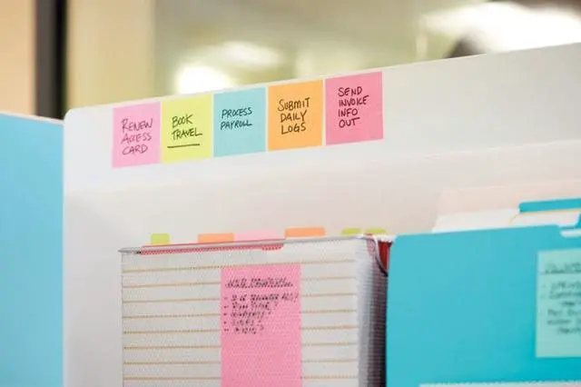 Alt view image 3 of 12 - Post it® Notes Super Sticky Notes, 3" x 3", Miami, Pack Of 24 Pads