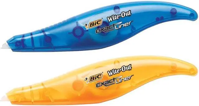 Alt view image 5 of 18 - BIC Wite-Out Brand Exact Liner Correction Tape Non-Refillable 4/Pack WOELP418
