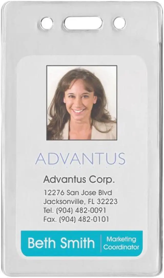Alt view image 10 of 13 - Proximity Id Badge Holder, Vertical, 2 3/8W X 3 3/8H, Clear, 50/Pack