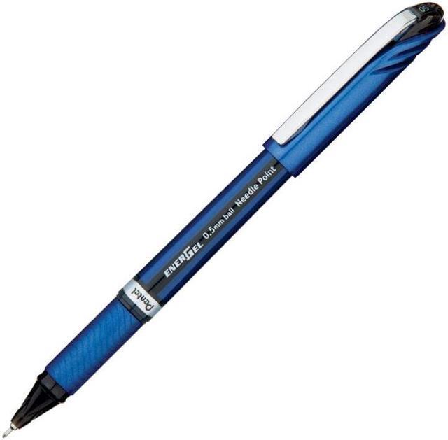Alt view image 2 of 5 - Pentel® EnerGel™ NV Liquid Gel Pens, Fine Point, 0.5 mm, 54% Recycled, Black Ink, Pack Of 12 Pens
