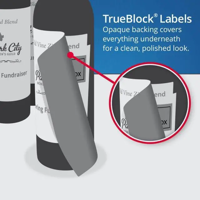 Alt view image 17 of 20 - Square Labels with Sure Feed and TrueBlock, 1 1/2 x 1 1/2, White, 600/Pack 22805