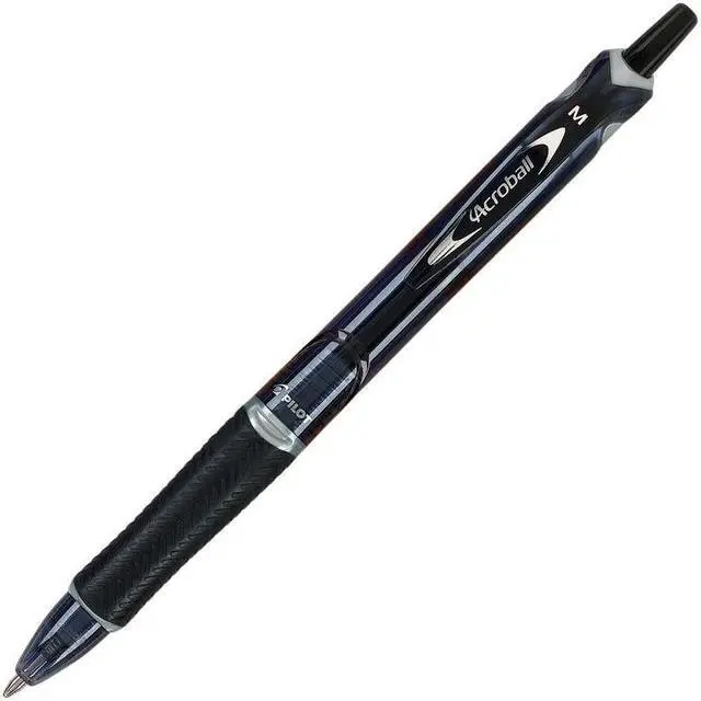 Alt view image 3 of 5 - Pilot Acroball Pen .1mm Retractable Black Barrel/Ink 31810