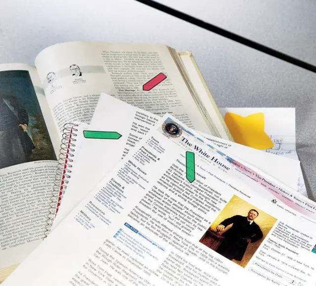 Alt view image 5 of 15 - Post-it Arrow 1/2" Page Flags Blue/Green/Purple/Red/Yellow 20/Color 100/Pack