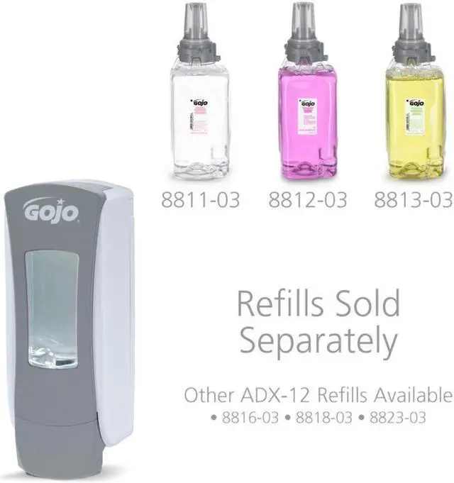 Alt view image 9 of 20 - ADX-12 Dispenser 1250mL Gray/White