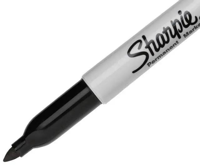 Alt view image 11 of 20 - Sharpie Fine Point Permanent Marker Black 36/Pack 1884739