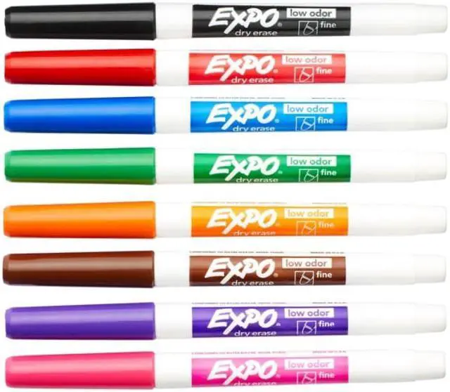 Alt view image 4 of 15 - Expo Dry Erase Marker Set   86601