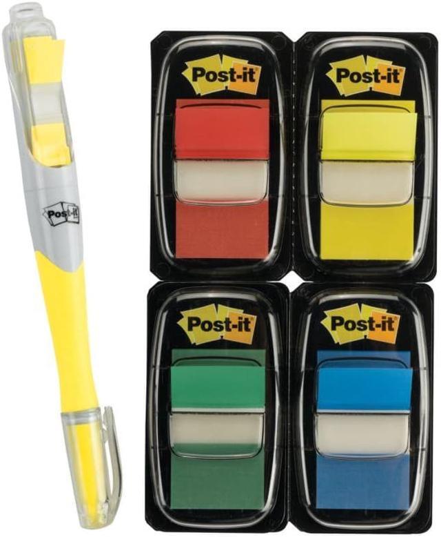 Alt view image 2 of 20 - Post-it Page Flag Value Pack Assorted 200 1" Flags + Highlighter with 50 1/2"