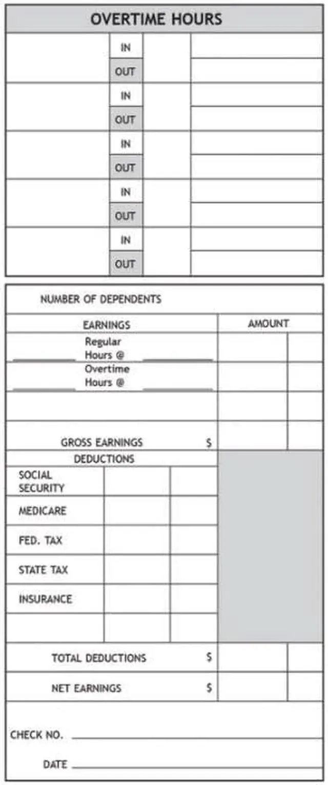 Alt view image 4 of 10 - PTI 1000 Time Cards Case of 1000