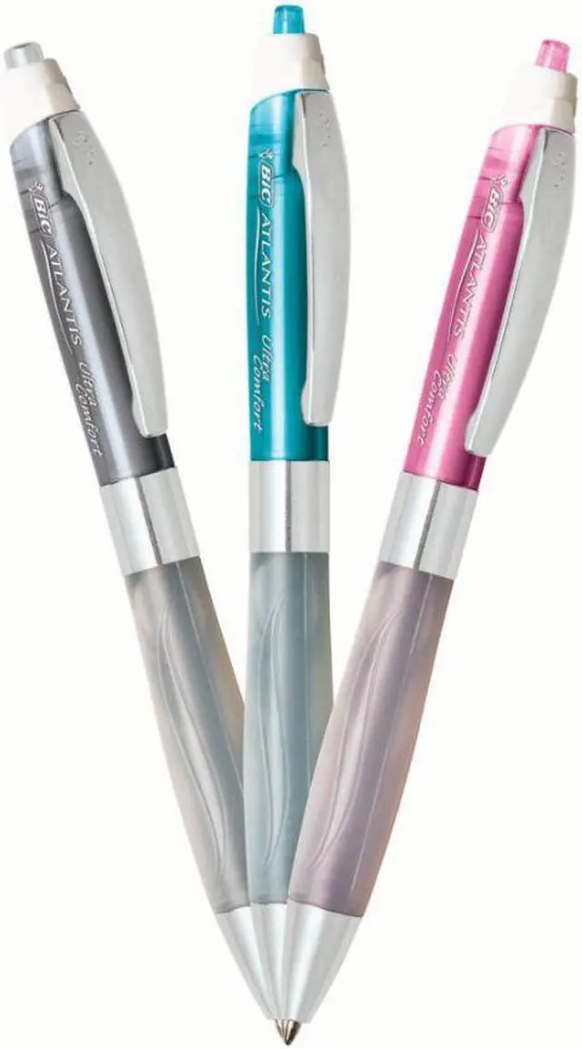 Alt view image 6 of 14 - Atlantis Ultra Comfort Ballpoint Pen 1/Pkg-Assorted Barrels