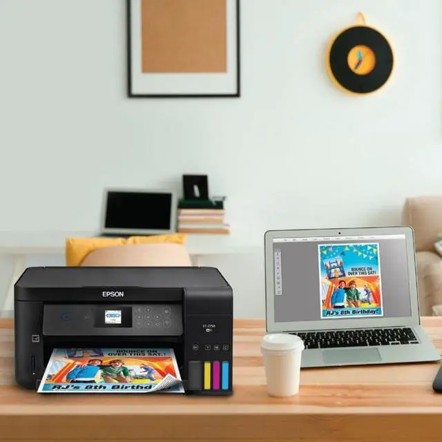Alt view image 8 of 17 - Epson EcoTank ET-2750 Wireless All-In-One Color Supertank Printer
