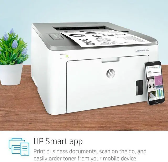 Alt view image 7 of 7 - HP LaserJet Pro M118-M119 Series M118dw Workgroup Monochrome Printer