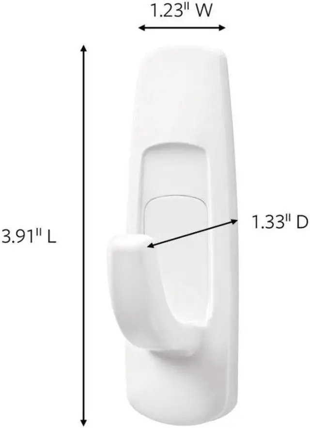 Alt view image 3 of 10 - 3M™ Command™ Mega Pack Utility Hooks, Large, White, Pack Of 14 Hooks