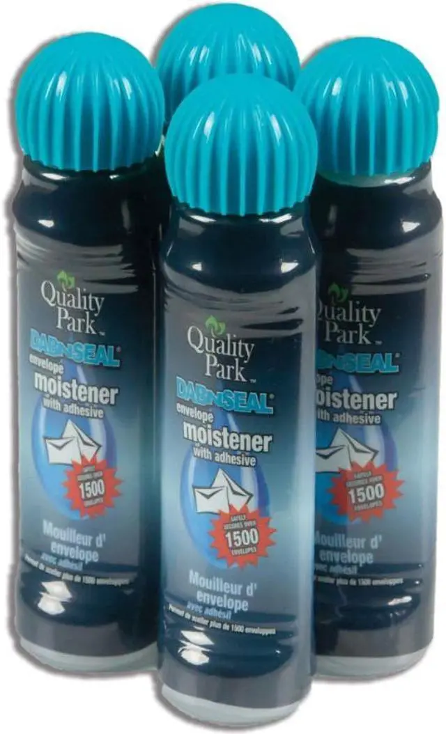 Alt view image 4 of 19 - Quality Park Envelope Moistener w/Adhesive 50 mL Clear 4/Pack 46071