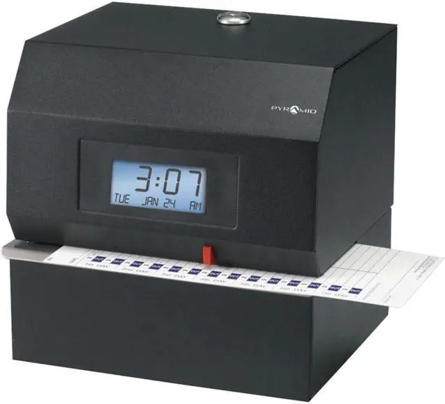 Alt view image 6 of 20 - PYRAMID 3700 Time Clock and Document Stamp,Digital,
