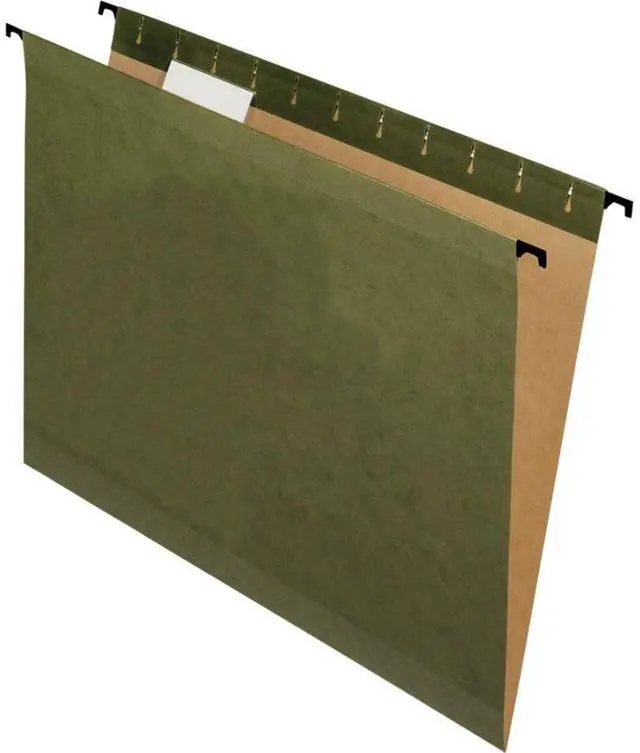 Alt view image 3 of 13 - Pendaflex 615215 Poly Laminate Reinforced Hanging Folders, Letter, Green, 20/Box, 1 Box