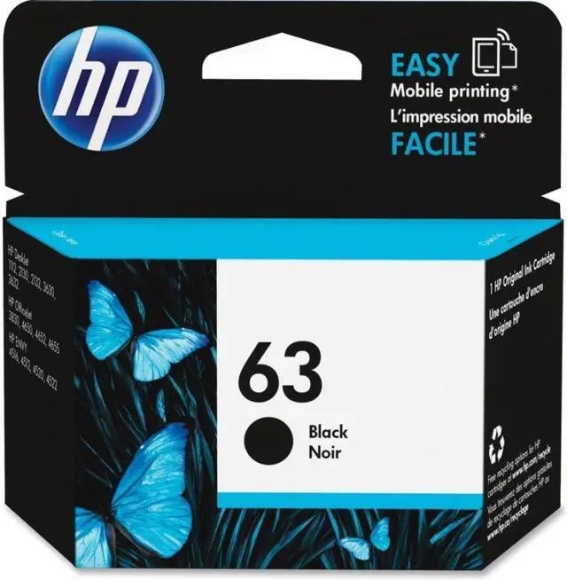 Alt view image 5 of 20 - HP F6U62AN#140 63 Original Ink Cartridge Black