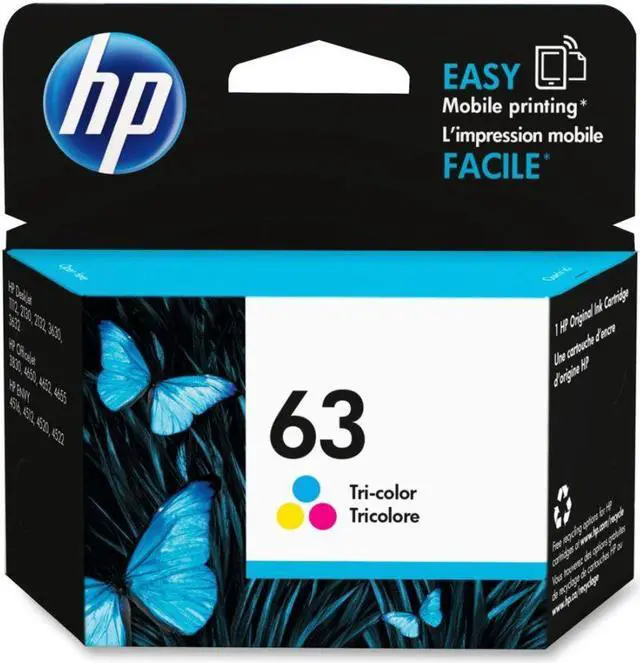 Alt view image 7 of 11 - HP 63 Ink Cartridge - Cyan/Magenta/Yellow
