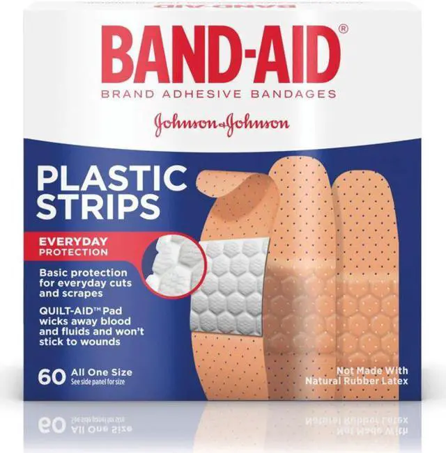Alt view image 12 of 20 - Band-Aid Brand Tru-Stay Plastic Strips Adhesive Bandages All One Size 60/Count (513186) 100563500