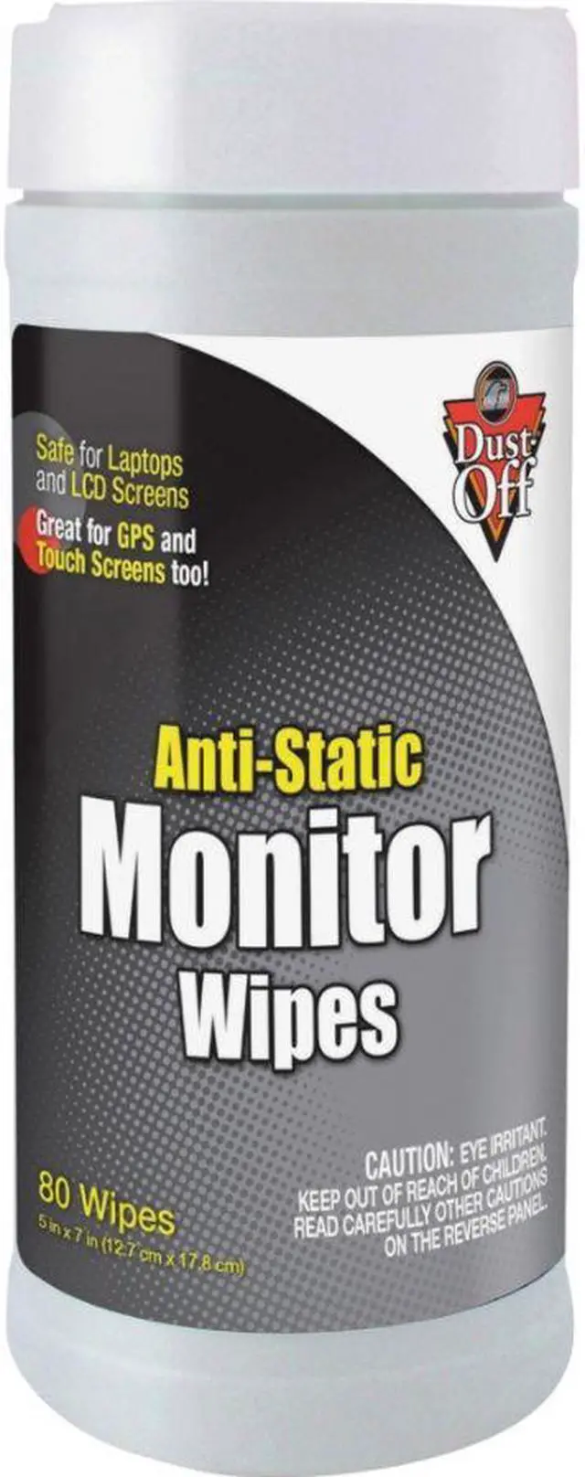 Alt view image 6 of 10 - Falcon DSCT Premoistened Monitor Cleaning Wipes  Cloth  6 x 6  80/Tub