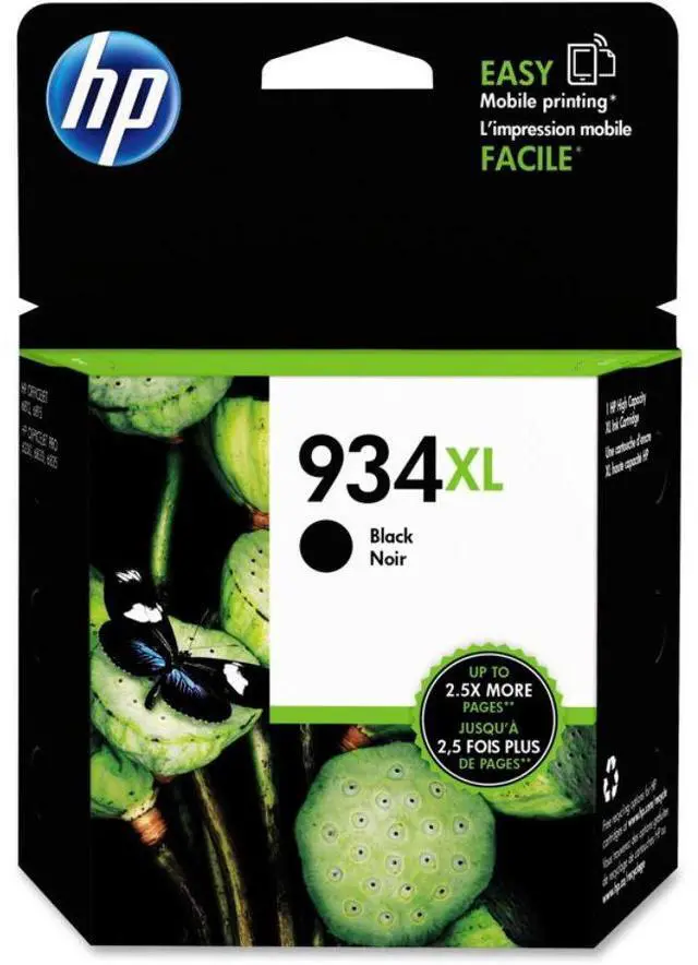 Alt view image 5 of 20 - HP 934XL High Yield Black Original Ink Cartridge, ~1,000 pages, C2P23AN#140