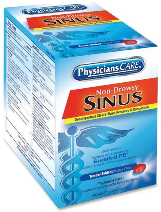Alt view image 8 of 20 - PhysiciansCare First Aid,Sinus Tablet,Oe 90087